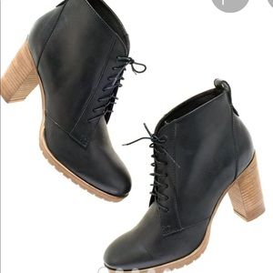 Madewell Leather Lace-Up Boot